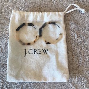 J Crew Tortious Hoop Earrings